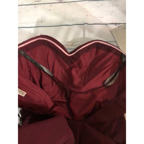 BILL LEVKOFF Chiffon strapless gown, sweetheart neckline, pleated bodice size 14 - Picture 9 of 12